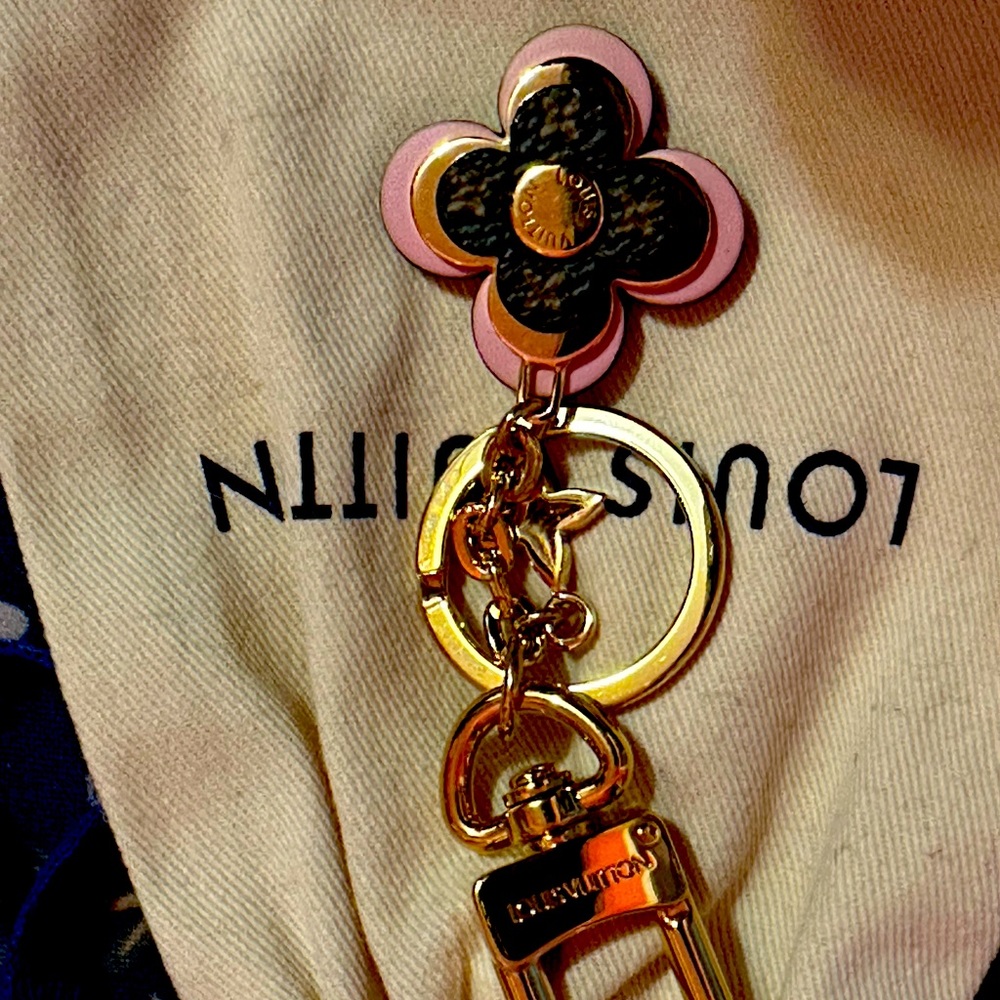 Brand new Louis Vuitton key ring or purse charm.